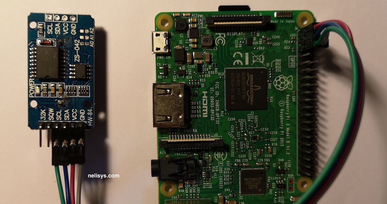 Raspberry Pi DS3231 Connection
